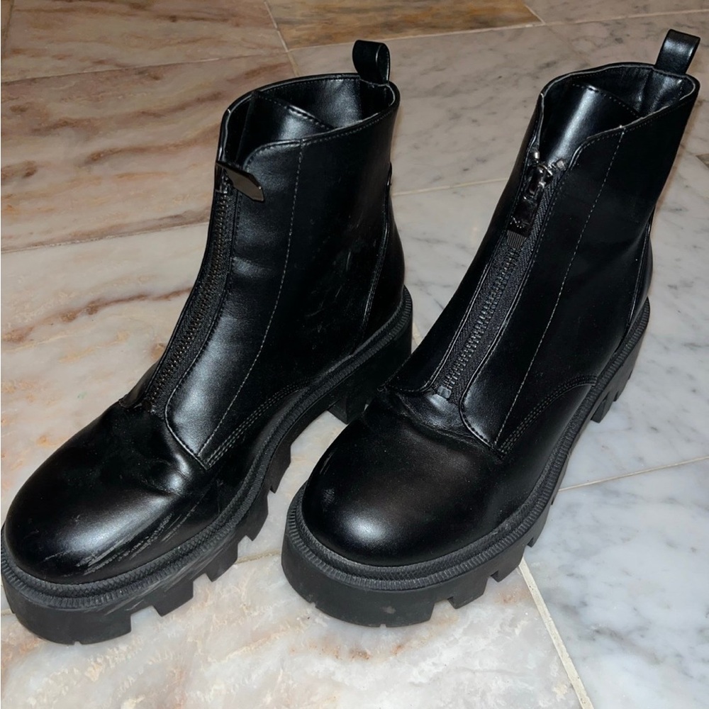 Mark Fischer Black Ankle Boots